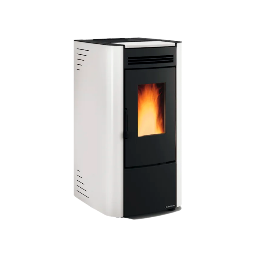 Stufa a pellet La Nordica Extraflame mod. Ketty 5.0 6,5 Kw Colore Bianco
