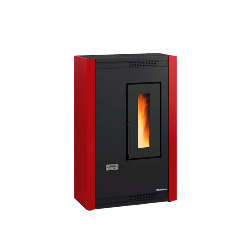 Stufa A Pellet La Nordica Extraflame Luisella 5.0 Da 5,1 kW Bordeaux