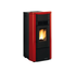 Stufa a pellet La Nordica Extraflame mod. Giusy Plus Evo 2.0 7.5 kW Bordeaux