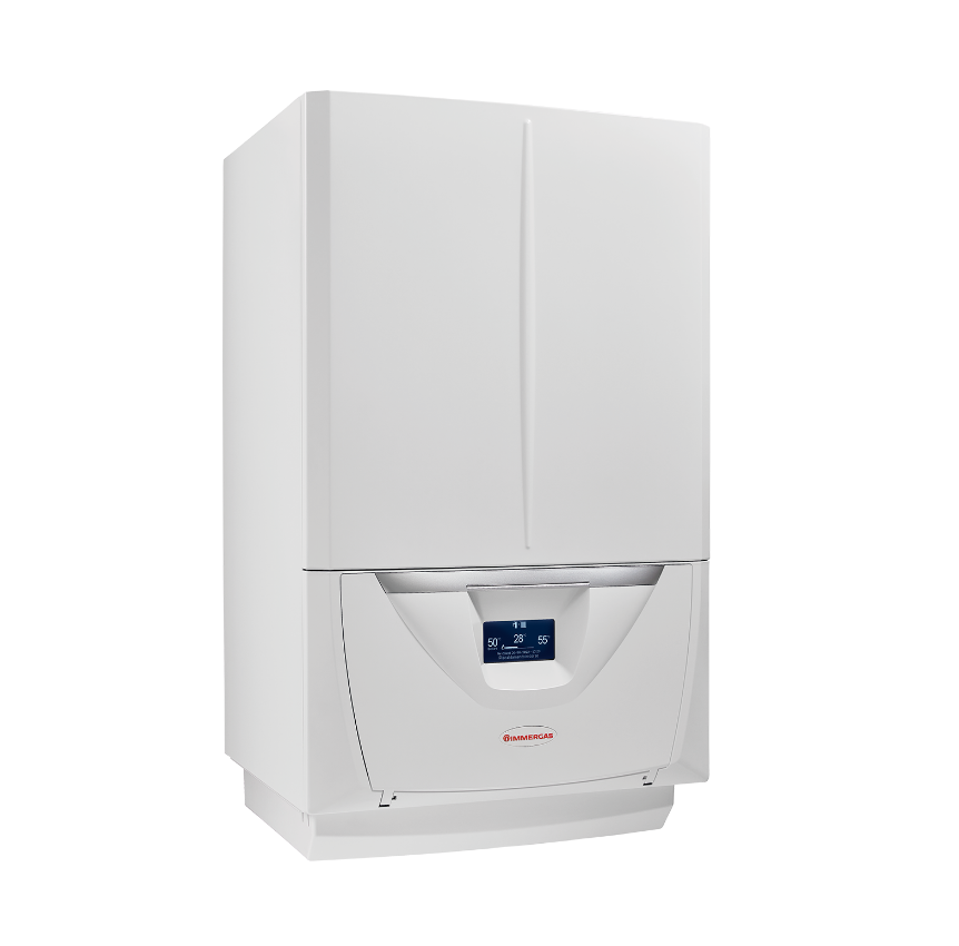 Caldaia Immergas Victrix Zeus Superior 30 KW Con Boiler A Condensazione Completa Di Kit Per Scarico Fumi Metano - NEW ERP