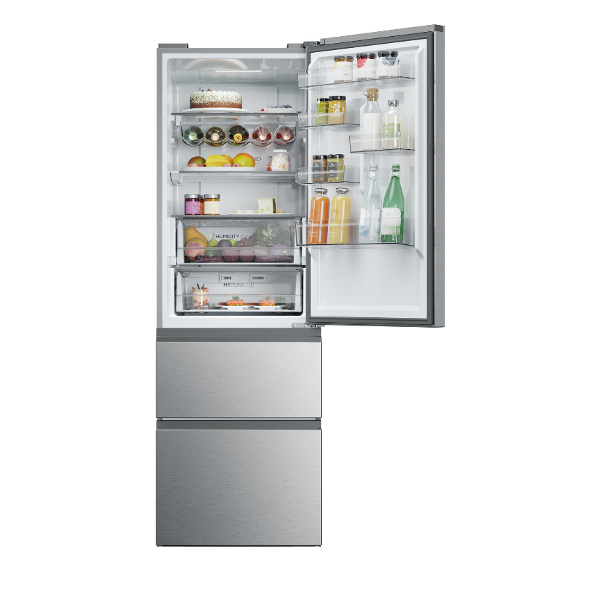 Figorifero Con Congelatore Libera Installazione Haier 3D 60 Serie 5 HTW5618DNMG 360L Classe D