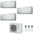 Daikin Trial Split Stylish New Total Black R32 Wi-Fi 9000+9000+15000 BTU Air Conditioner With 3MXM68N/A