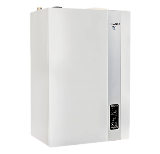 Caldaia a Condensazione Fondital Modello Itaca KB 32 Kw Metano Con Bollitore 45L Completa di Kit Scarico Fumi