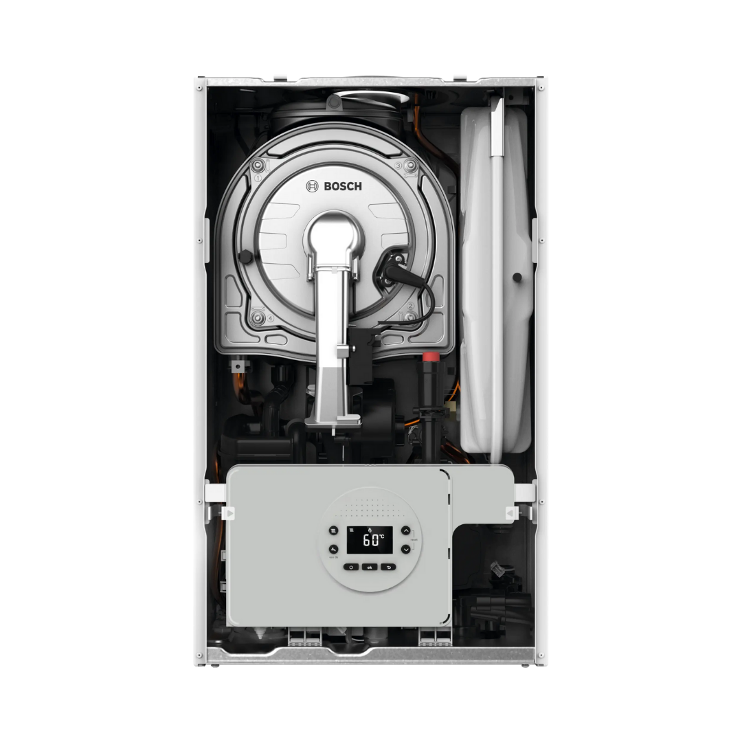 Caldaia a Condensazione Junkers Bosch Modello Condens 1200 W GC1200W 28/30 C 23 Metano Cod. 7716704747 - Completa di Kit Scarico Fumi