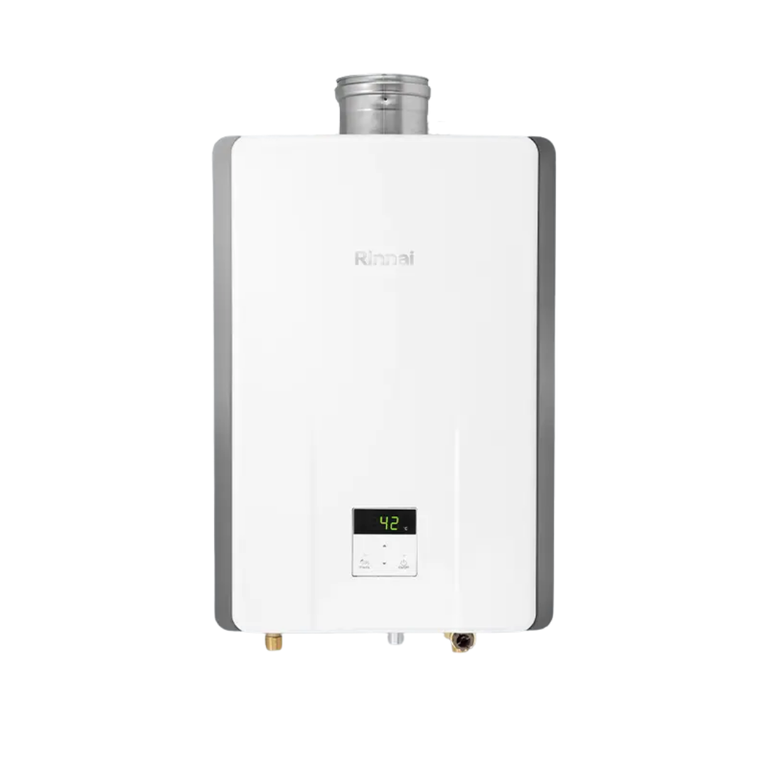 Rinnai One 11i Internal Natural Gas Water Heater Code REU-A1111FFU-E-NG - Complete with Flue Gas Exhaust Kit