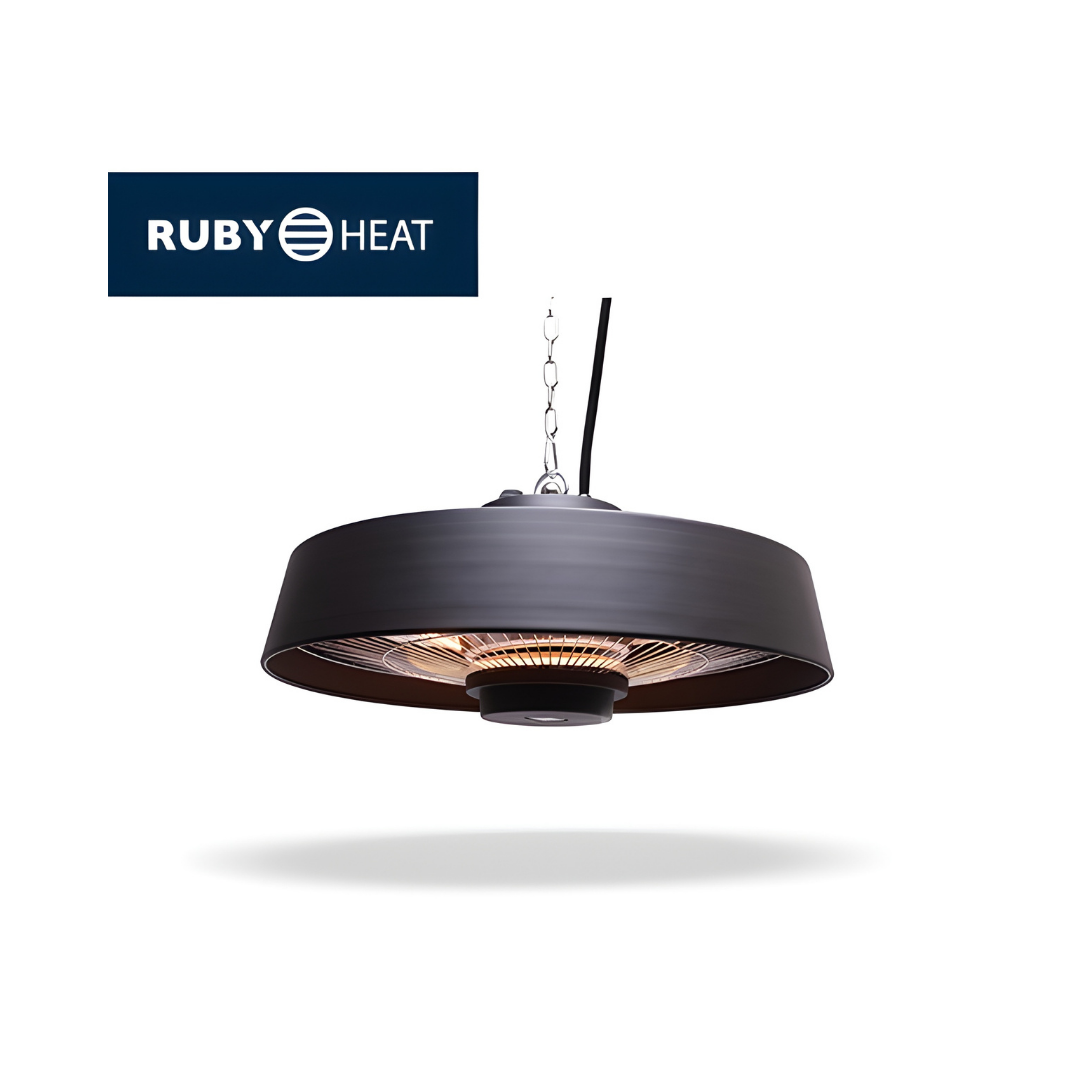 TECNO AIR SYSTEM Ruby Patio RLT-2000AP Infrared Pendant Heater - Black