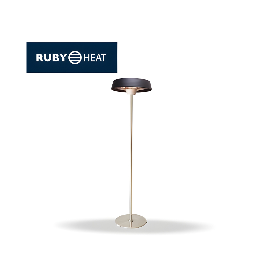 TECNO AIR SYSTEM Infrared Floor Heater Model Ruby Patio RP-2000PLUS - Black - Outdoor