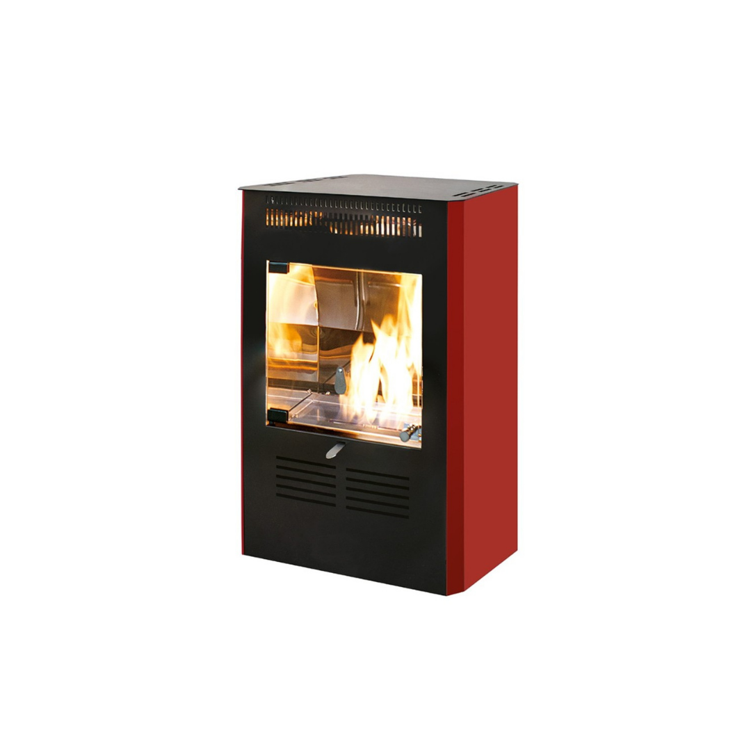 Poêle à bioéthanol TECNOAIR SYSTEM 3 kW Ruby - Couleur Bordeaux