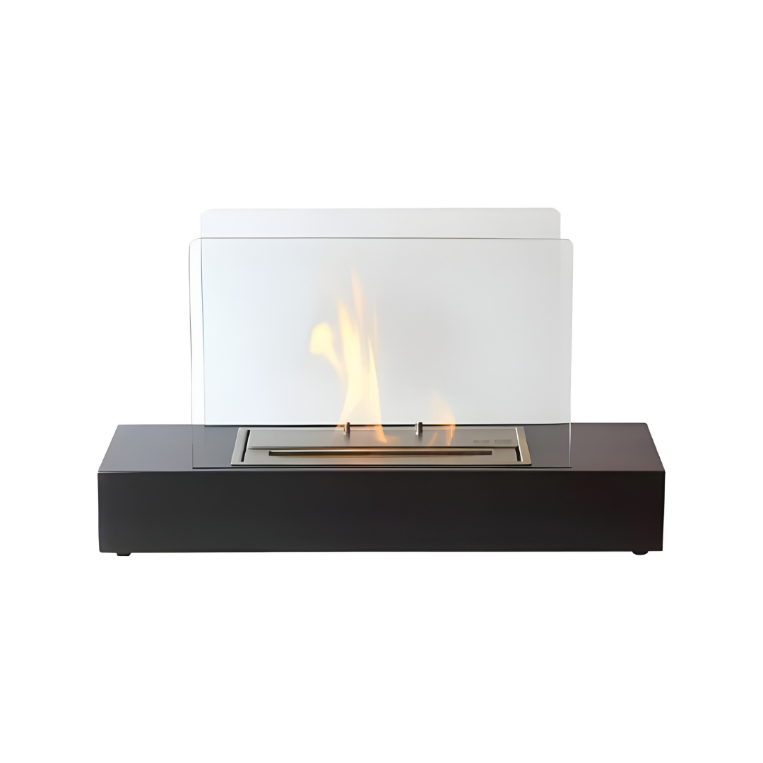 TECNOAIR SYSTEM Camino a Bioetanolo Ruby Da Tavolo Modello MANTOVA Da 2,0 kW - Colore Nero