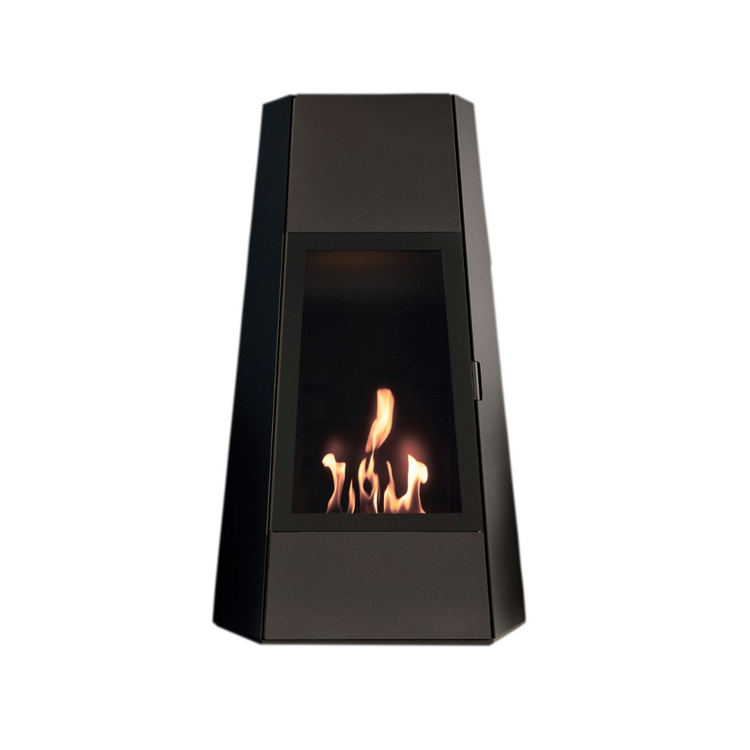 TECNOAIR SYSTEM Camino a Bioetanolo Ruby da Pavimento Modello SHANGHAI Da 3,0 kW - Colore Nero