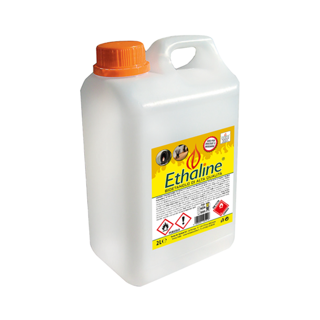 TECNOAIR SYSTEM Bioetanolo Ethaline Liquido Da 2 Lt - 6 Flaconi a Confezione