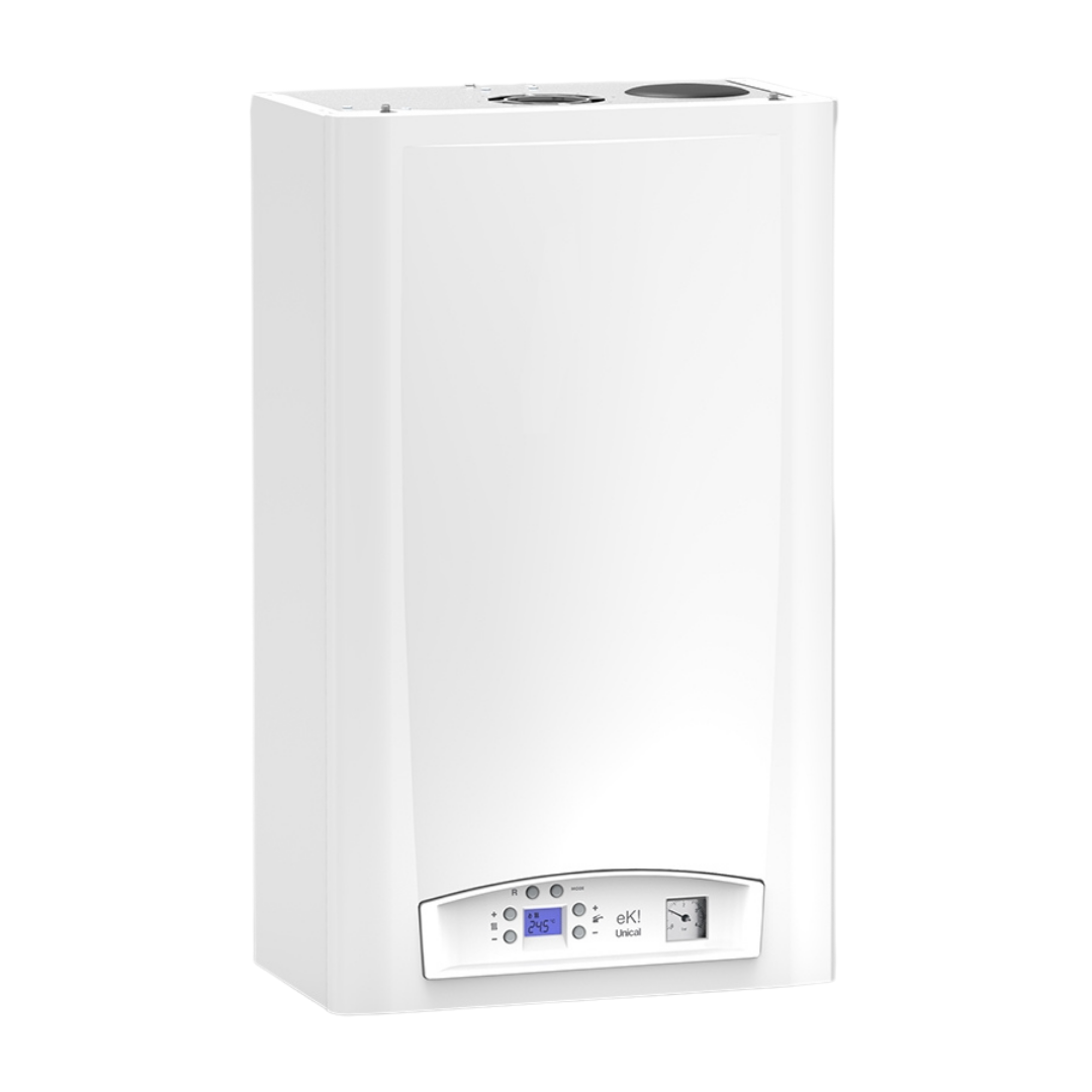 Caldaia a Condensazione Unical Modello EK! C 24 KW Metano Low Nox - Completa di Kit Scarico Fumi