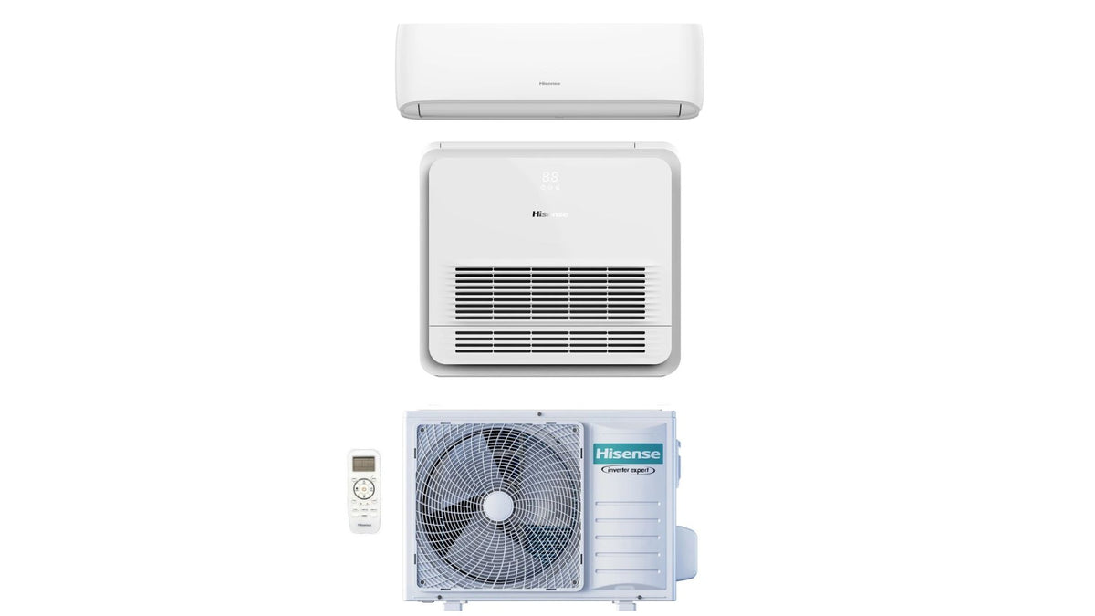 Hisense Inverter Console Air Conditioner Monosplit R-32 AKT35UR4RK8/AUW35U4RS8 12000 BTU