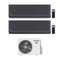 Condizionatore Climatizzatore Panasonic Dual Split Inverter Etherea Grigio Grafite R-32 9000+9000 con CU-2Z41TBE Wi-Fi Integrato