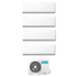 Climatiseur Hisense Quadri Split Inverter R-32 Hi-Comfort 7000+7000+9000+12000 avec Wi-Fi intégré 4AMW81U4RJC 7+7+9+12