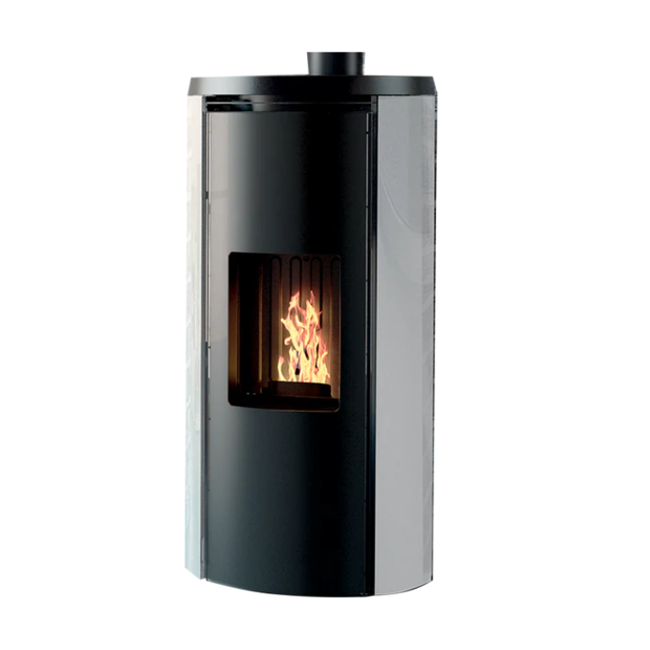 Stufa a Pellet Canalizzabile EdilKamin Modello Celia Air Tight Plus Da 9,6 Kw - Vari Colori