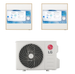 Condizionatore Climatizzatore LG Dual Split Inverter R-32 Artcool Gallery LCD 9000+12000 Btu con MU2R15 Wi-Fi Integrato