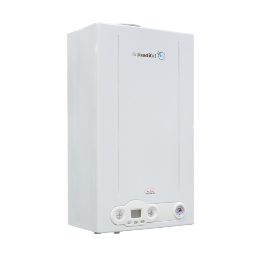 Caldaia a Condensazione Fondital Modello Ischia KC S 28 Kw GPL Completa di Kit Scarico Fumi