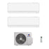 Condizionatore Climatizzatore Gree Dual Split Inverter R-32 Modello Cosmo 9000+12000 BTU Wi-Fi Integrato Con GWHD(18)NK6OO