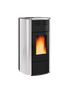 Termostufa a Pellet La Nordica Extraflame Modello RAFFAELLA IDRO H15 Da 18 kW Colore Grigio