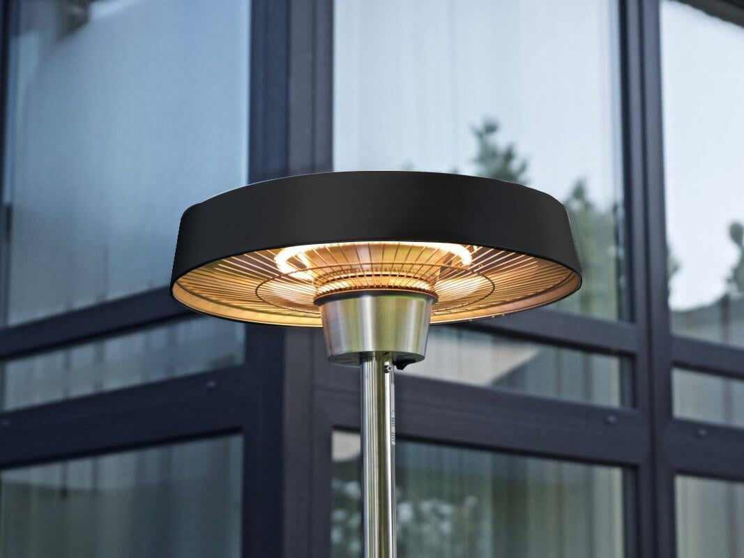 TECNO AIR SYSTEM Infrared Floor Heater Model Ruby Patio RP-2000PLUS - Black - Outdoor