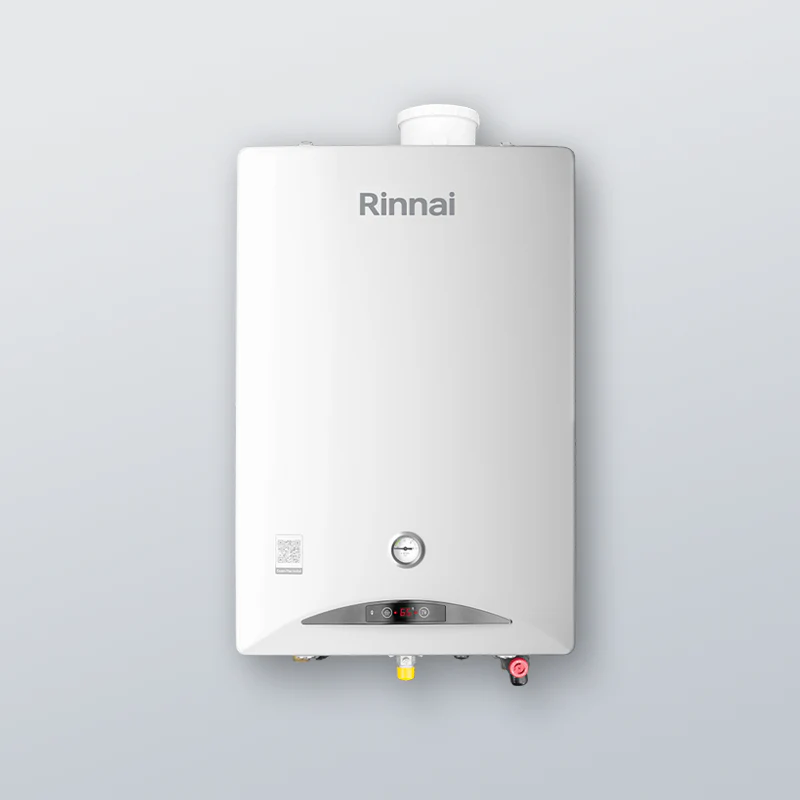 Rinnai Zen 24 Kw Low Nox LPG Condensing Boiler Code REB-KBI2424FF-LPG - Integrated Wi-Fi and Neutralizer - Complete with Flue Gas Exhaust Kit
