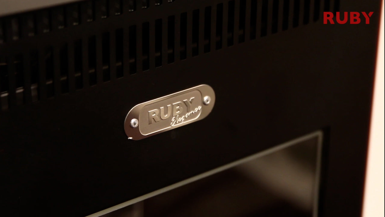 Poêle à bioéthanol TECNOAIR SYSTEM 3 kW Ruby - Couleur Bordeaux