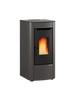Stufa A Pellet La Nordica Extraflame Modello SABRY EVO 5.0 Da 7 kW Colore Grigio Grafite