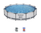 Piscine hors-sol ronde Bestway avec structure métallique 366 x 76 cm et pompe Mod. 56416 Steel Pro Frame