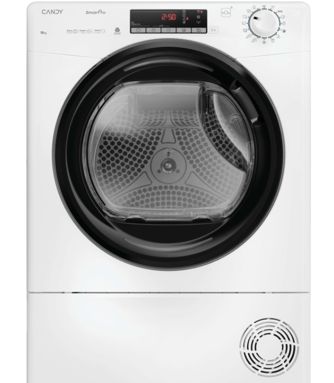 Candy Smart Pro CSOE H9A2DE-S 9 kg A++ White Front-Loading Freestanding Tumble Dryer