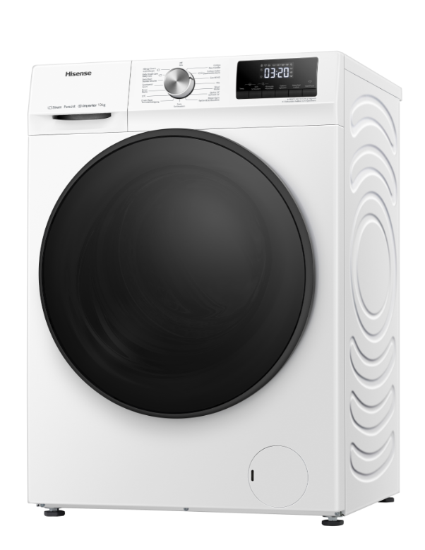 Hisense WFQA1014EVJM 10kg 1400rpm Front-Loading Freestanding Washing Machine White