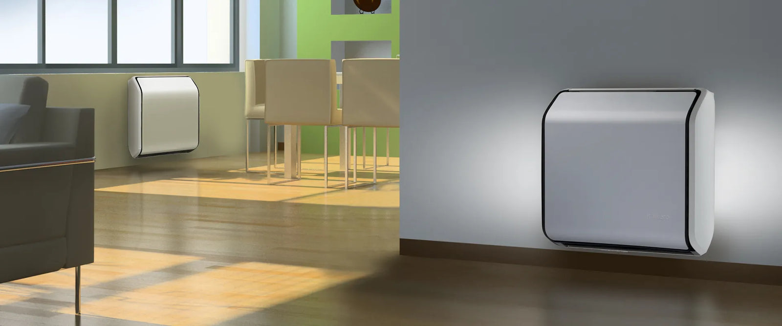 Italkero Stratos MB 3.0 KW Methane Convection Stove Gas Radiator, White Color + Flue Gas Exhaust Kit