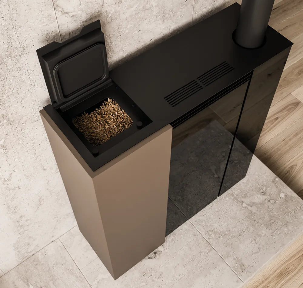 Termostufa a Pellet Palazzetti Tiffany Idro Ventilata TC 13 Kw - Vari Colori