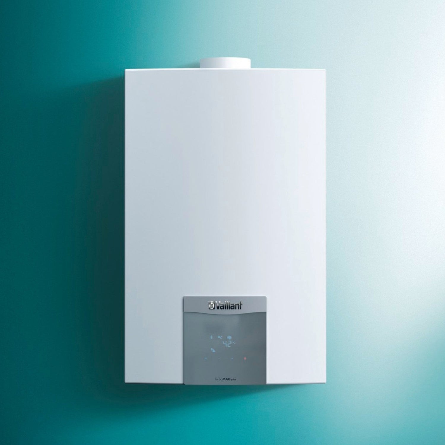 Scaldabagno a Gas Vaillant Turbomag Plus 15 LT 155/1- 5 RT Metano Low Nox Completo di Kit Scarico Fumi
