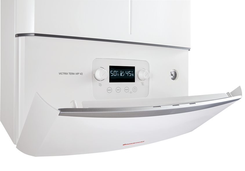 Caldaia a Condensazione Immergas Victrix Tera Vip V2 24 Kw Metano Completa di Kit Scarico Fumi