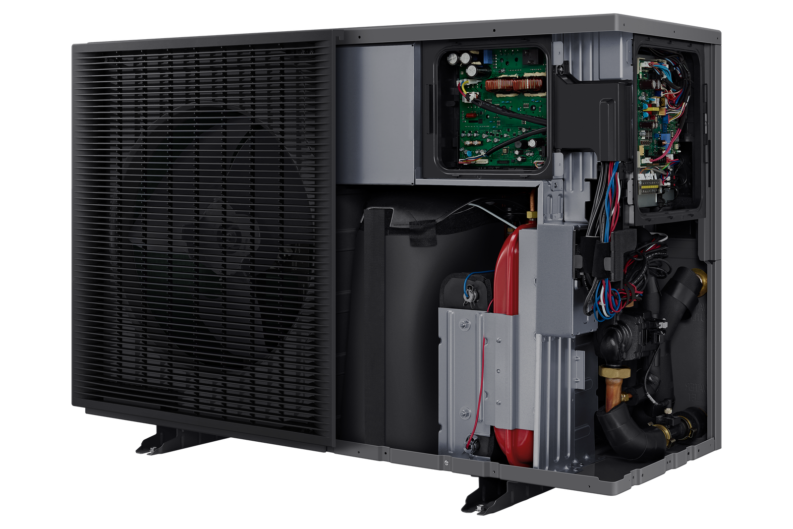 Pompa di Calore Aria-Acqua Samsung EHS Mono AE120CXYBEK/EU Inverter Monofase R-290 Con Pompa Integrata da 12 kW + Comando