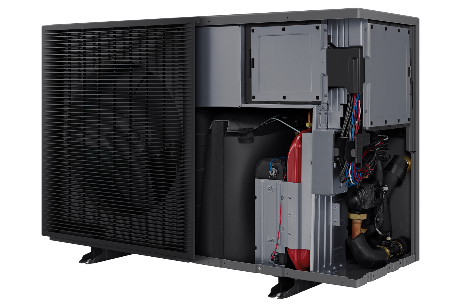 Pompa di Calore Aria-Acqua Samsung EHS Mono AE120CXYBEK/EU Inverter Monofase R-290 Con Pompa Integrata da 12 kW + Comando