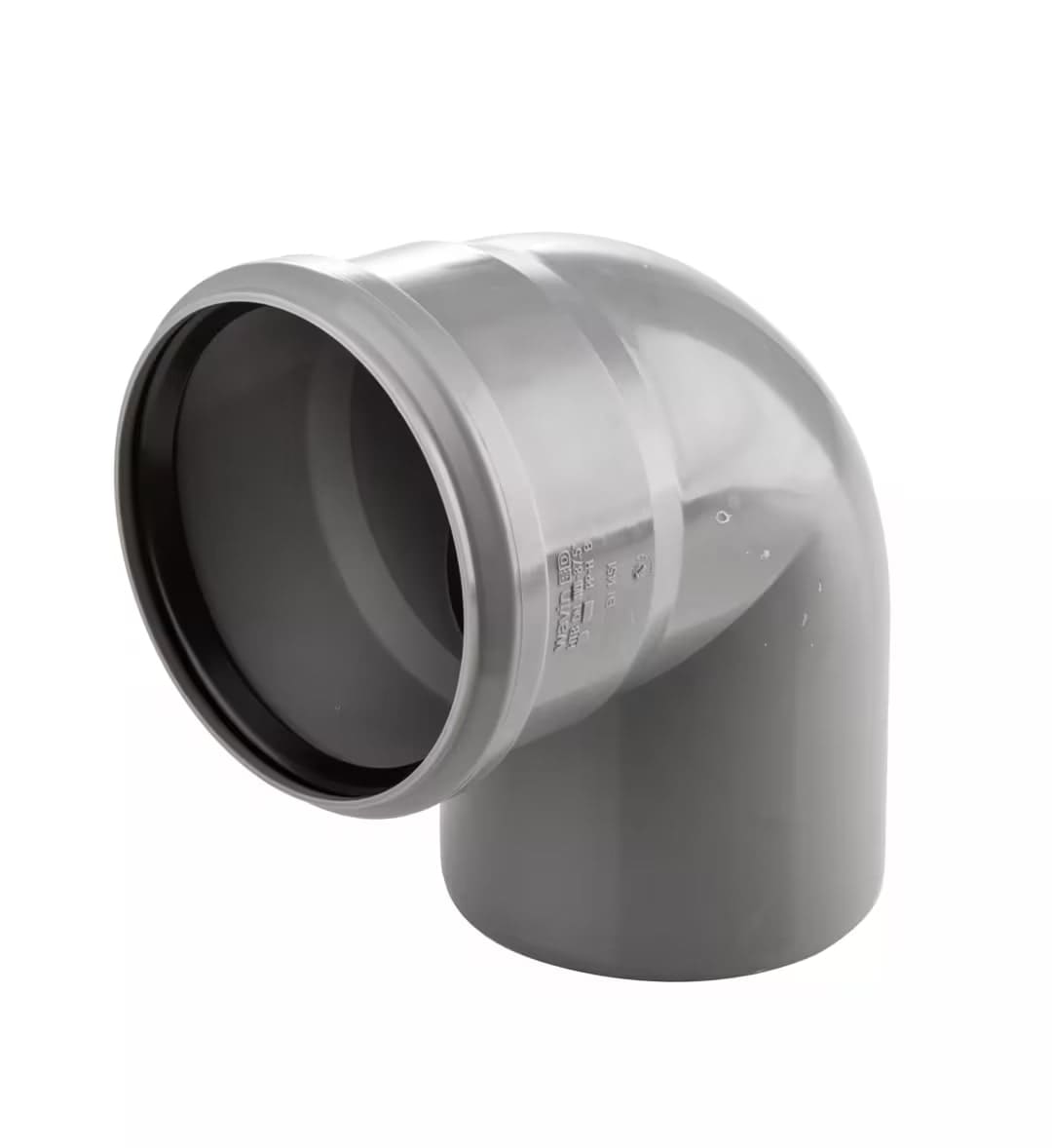 Coude à insertion Wavin 87° 30' PP ED TECH disponible en différents diamètres