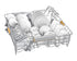 Lavastoviglie Da Incasso a Scomparsa Totale Samsung DW60DG770B00U1 14 Coperti Classe B