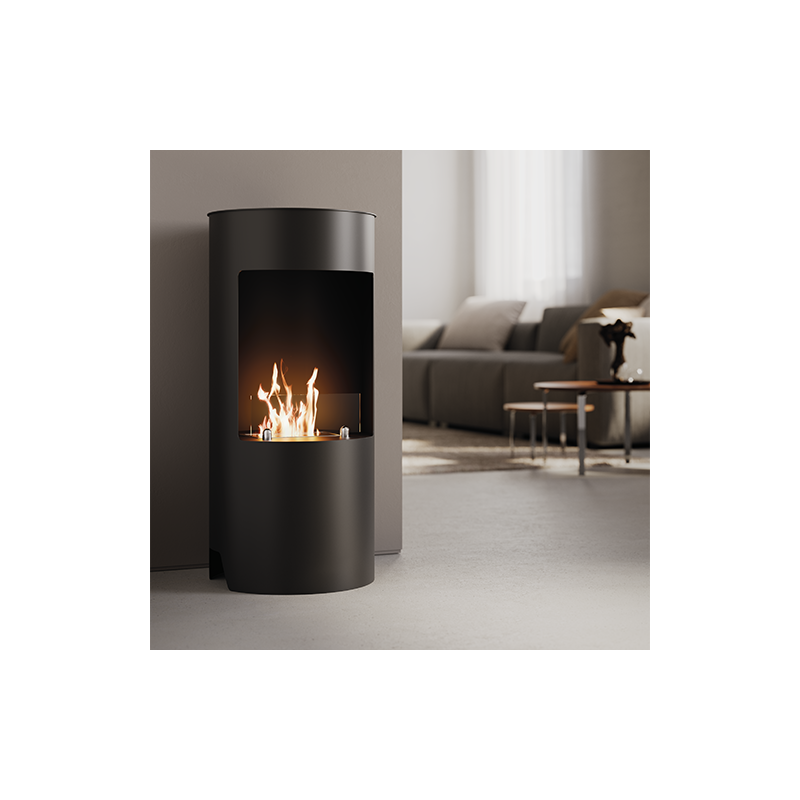 TECNOAIR SYSTEM Camino a Bioetanolo Ruby da Pavimento Modello CORTINA Da 2,5 kW - Vari Colori