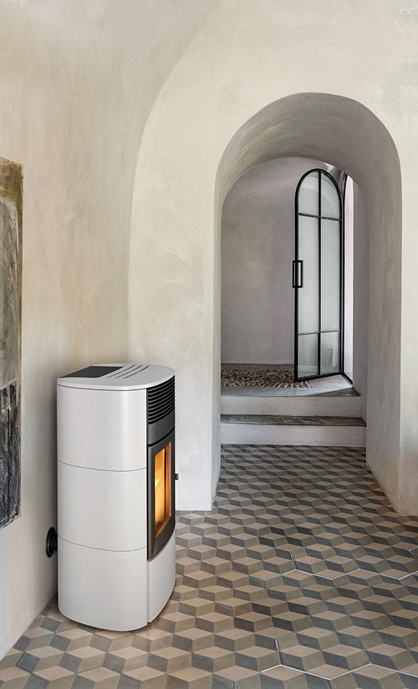 Stufa a Pellet MCZ Club Air Matic 10 Core R Maestro Plus Da 10 Kw Vari Colori