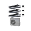 Condizionatore Climatizzatore Samsung Canalizzato Trial Split 9000+12000+18000 Con AJ080TXJ4KG/EU Comando incluso