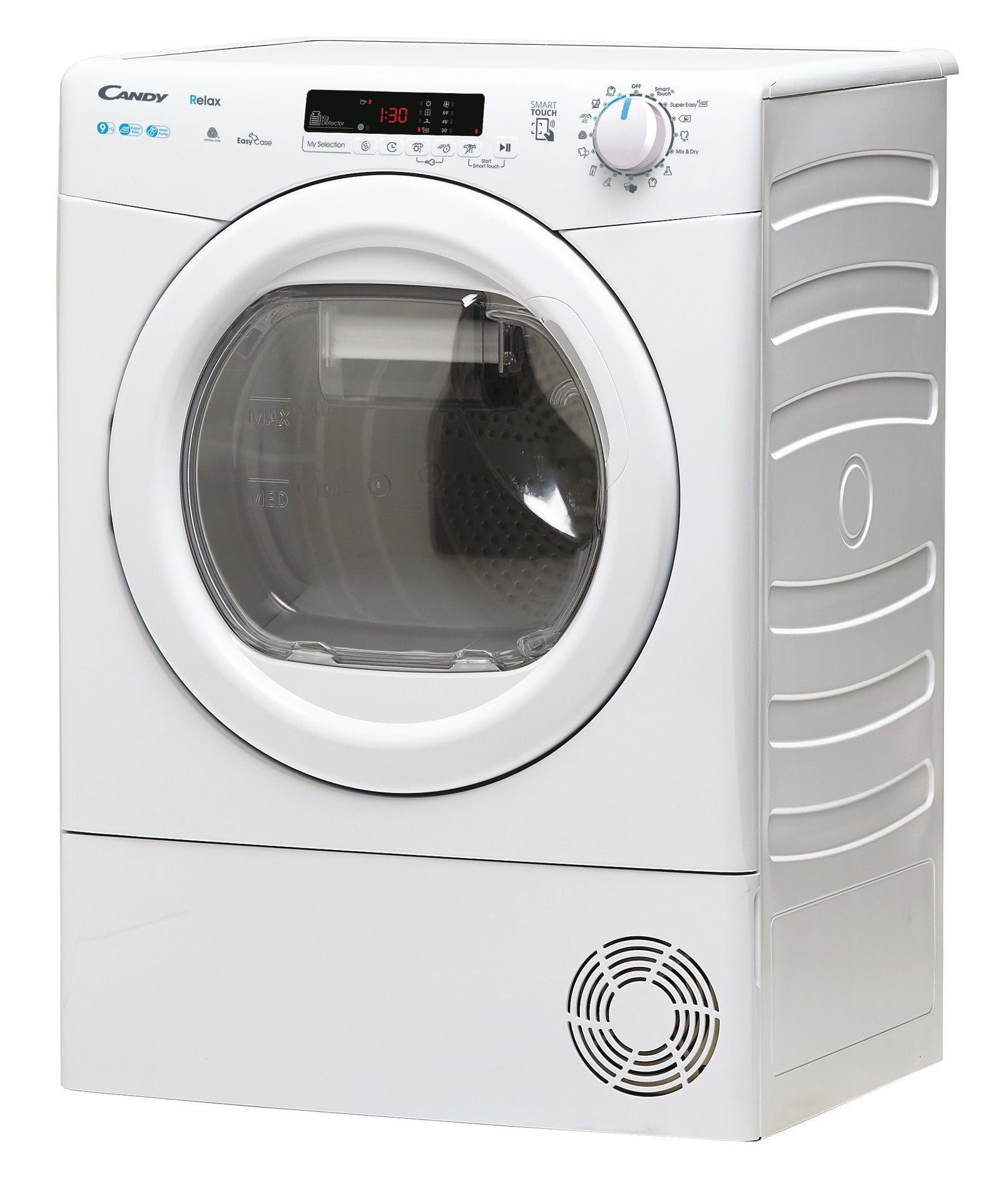 Candy Smart CRE H9A2DE-S 9 kg Freestanding Front-Load Tumble Dryer Class A++ White