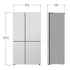 Frigorifero Side-by-Side Libera Installazione LG InstaView GSVV80PYLL 655L Classe E Argento