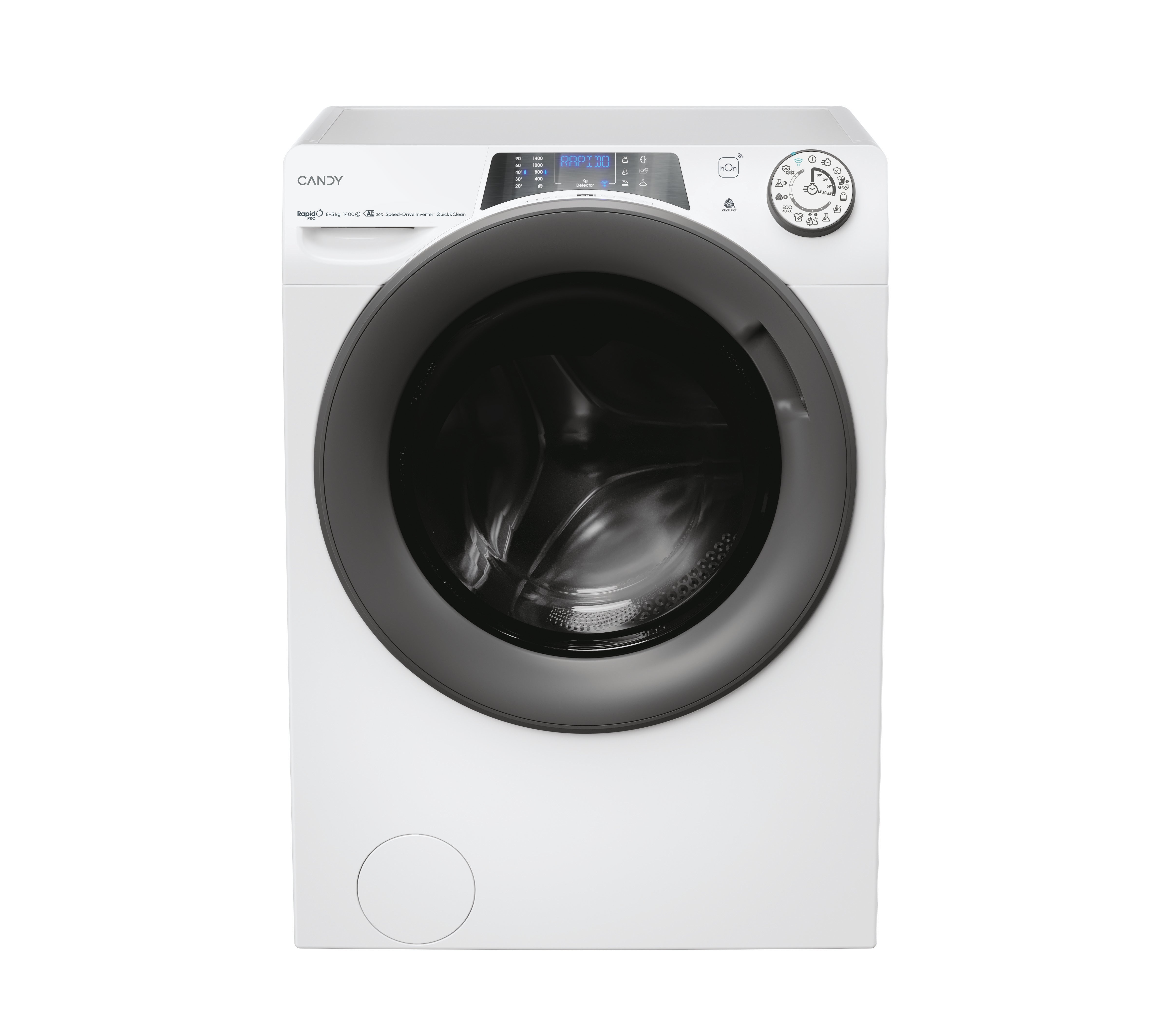 Lavasciuga Libera Installazione Caricamento Frontale Candy RapidÓ PRO RPW4856BWMR9/1-S Bianco D