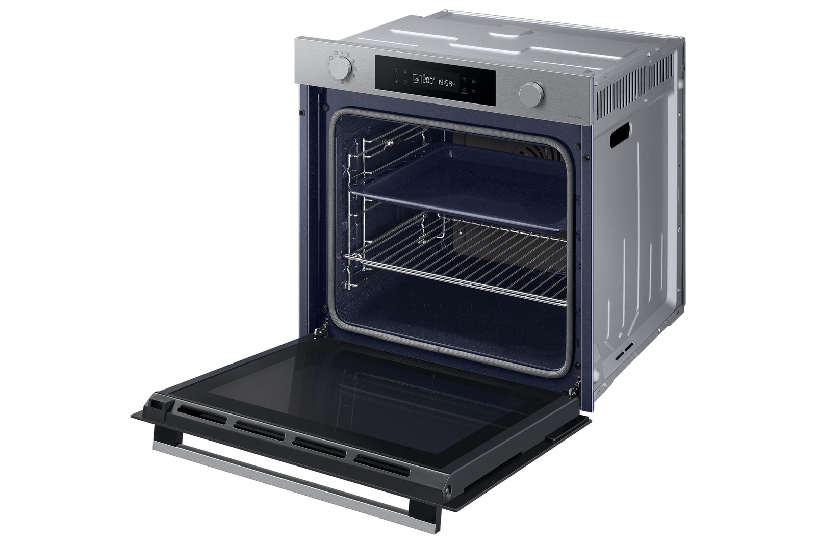 Forno Multifunzione Da Incasso Samsung Serie 4 NV7B41403BS 76L Nero, Inox