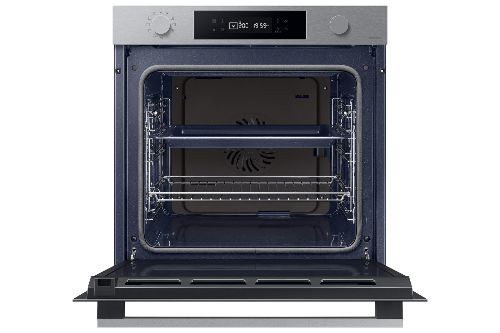 Forno Multifunzione Da Incasso Samsung Serie 4 NV7B41403BS 76L Nero, Inox