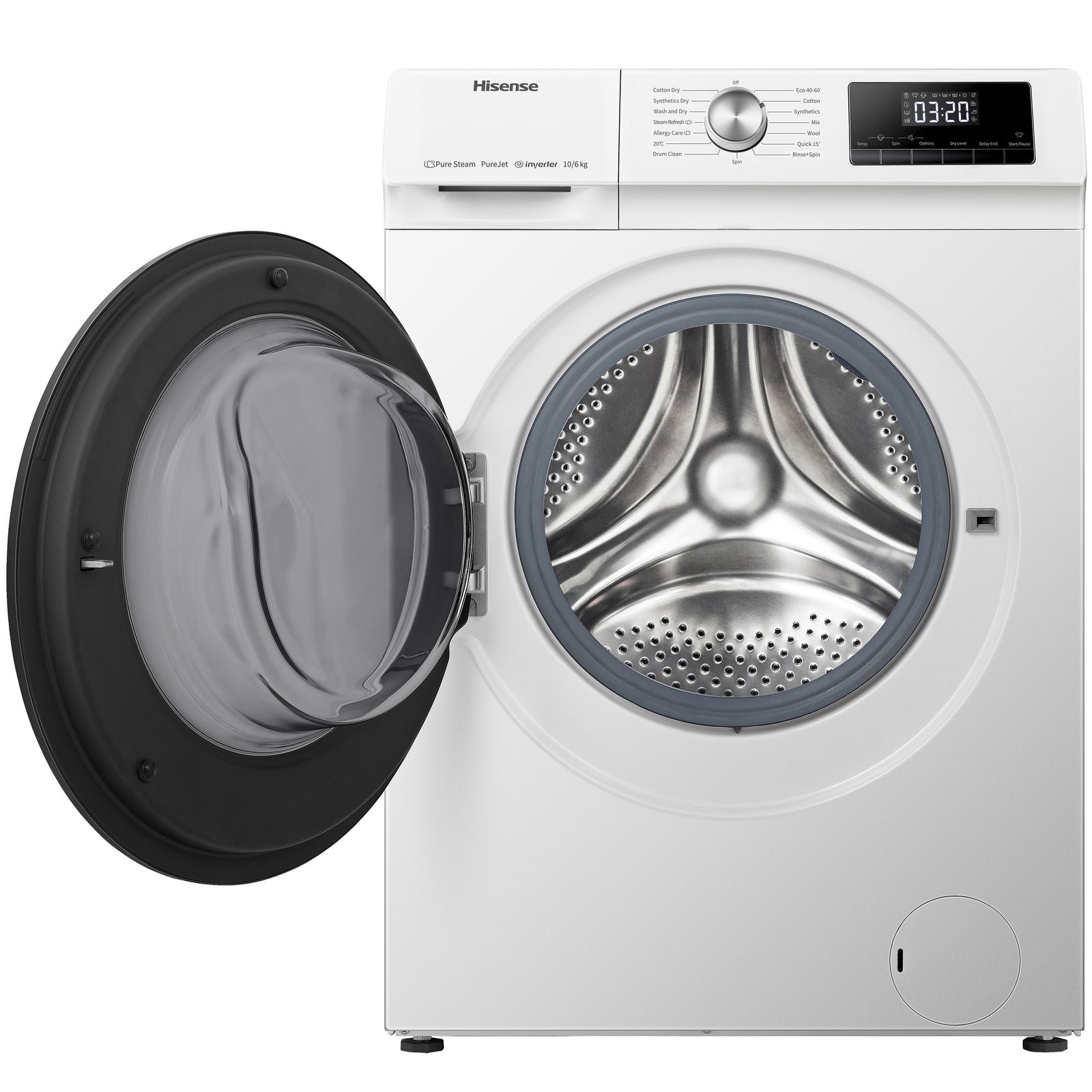 Lavasciuga Libera Installazione Caricamento Frontale Hisense WDQA1014EVJM 10/6kg Classe D