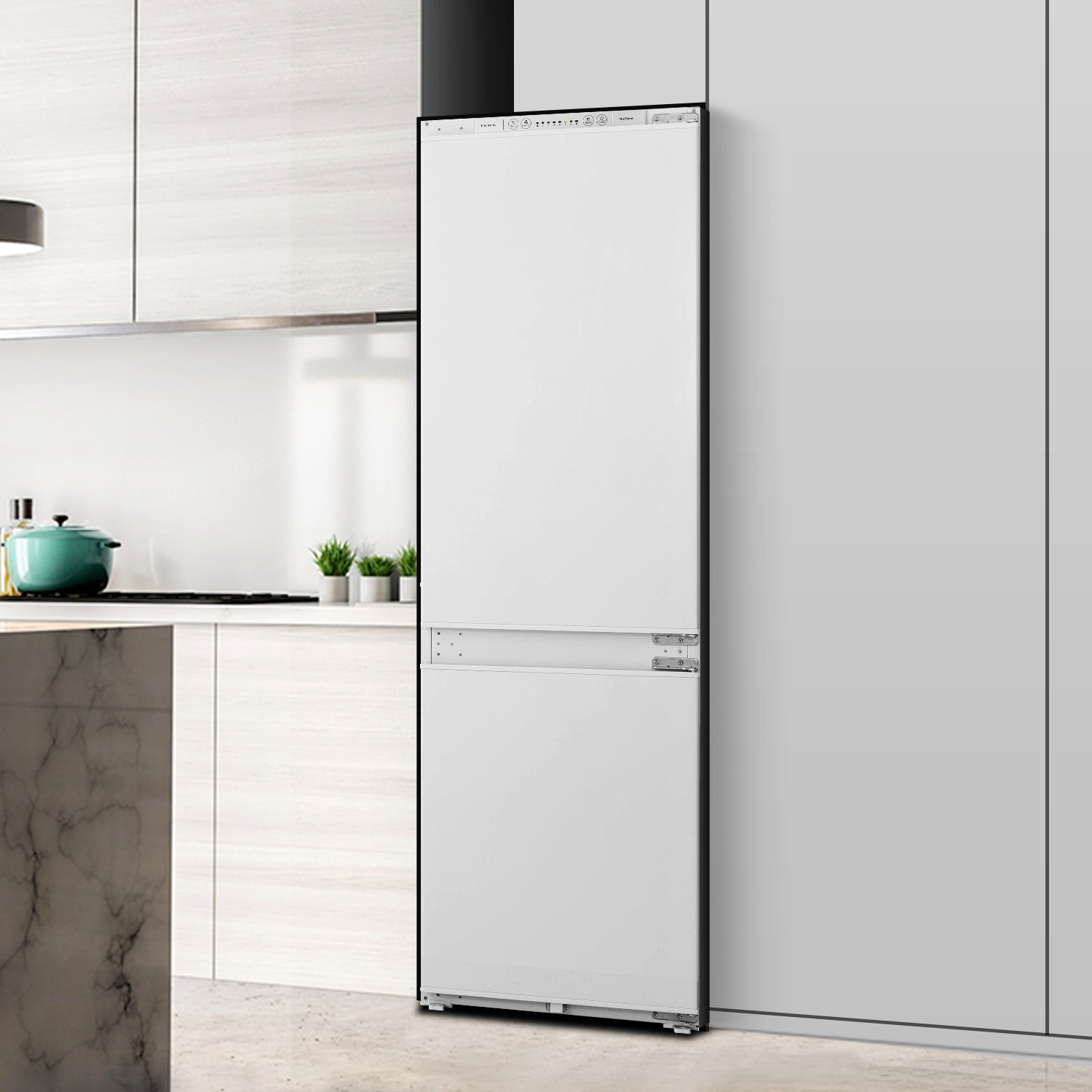 Hisense RIB312F4AWE 246L Built-In Refrigerator and Freezer, Class E, White