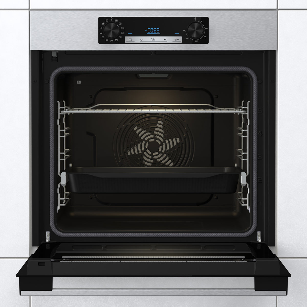 Forno Multifunzione Da Incasso Hisense BI64213PX 77L 3500W in Acciaio Inox